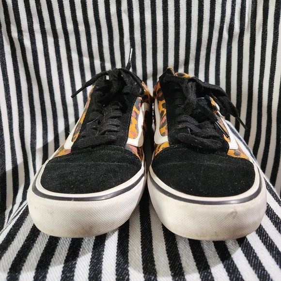 Vans Wild Animal Print Sneakers with Black Accents - Picture 2 of 4